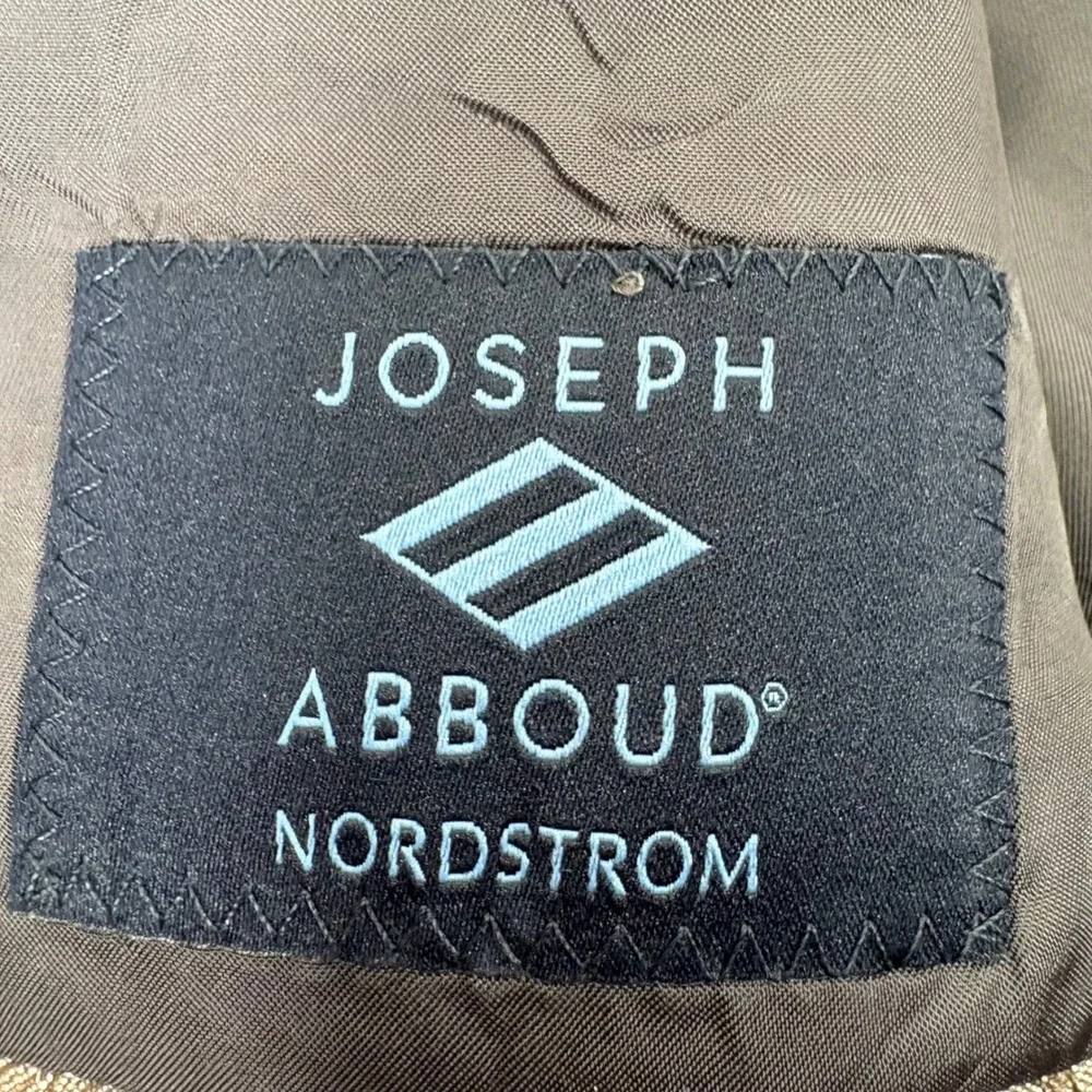 Joseph Abboud Nordstrom Blazer 44R Gray‎ Glen Plaid Wool Sport Coat Professional